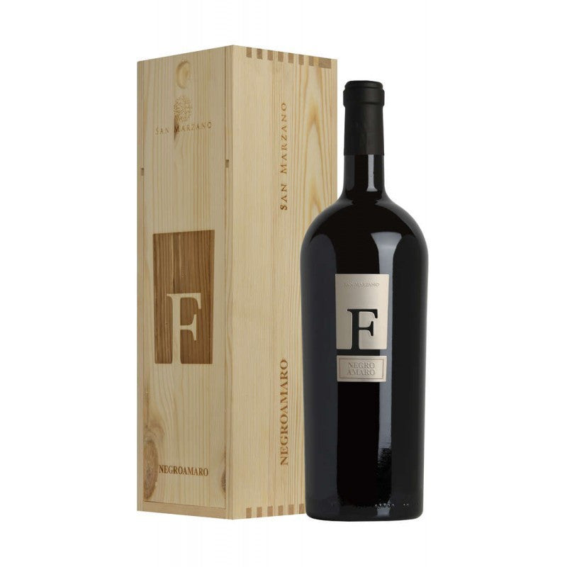 Negroamaro Salento IGP 1,5lt Magnum 2016 Cassetta in Legno - San Marzano