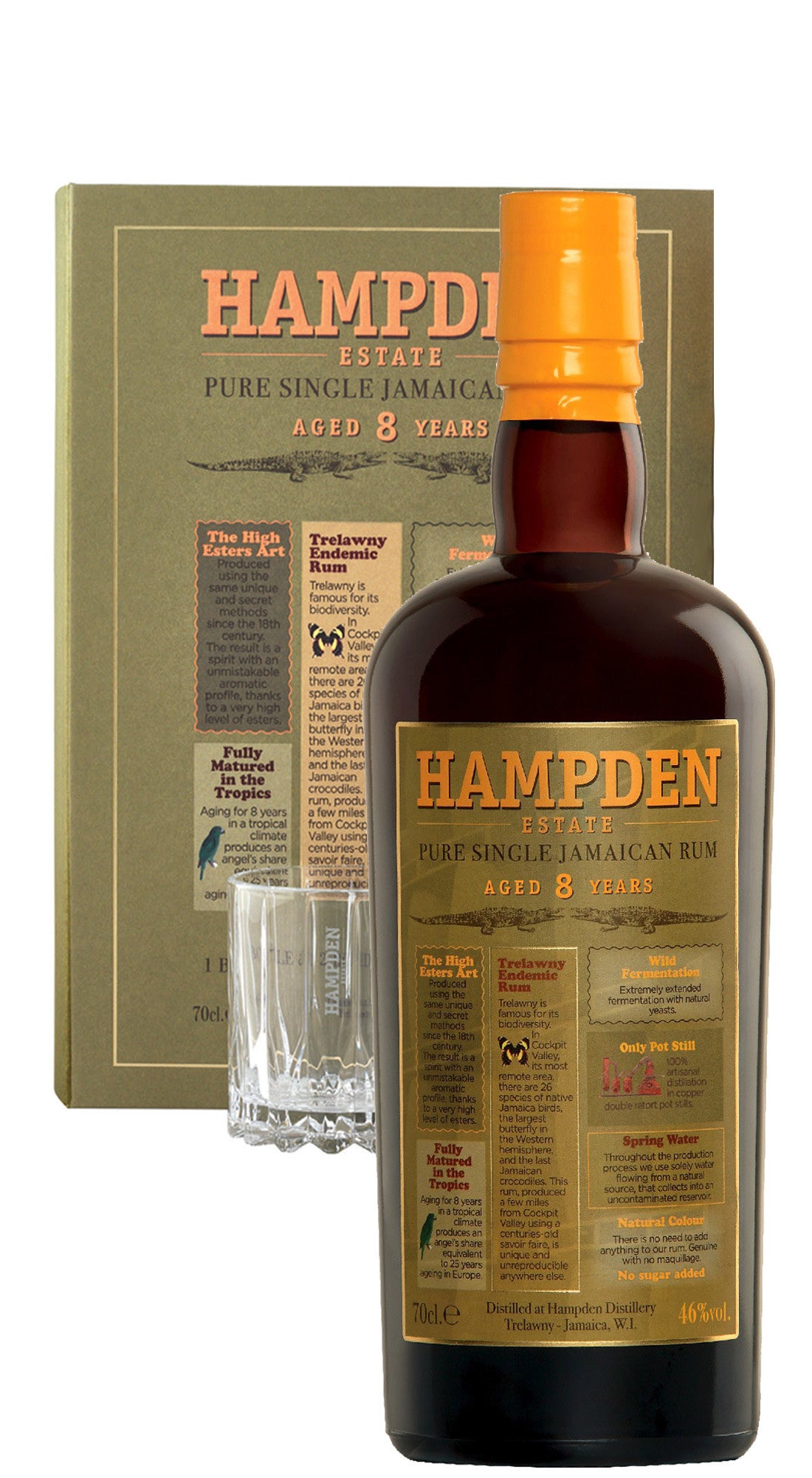 Hampden estate Owh 8 YO Coffret 2021