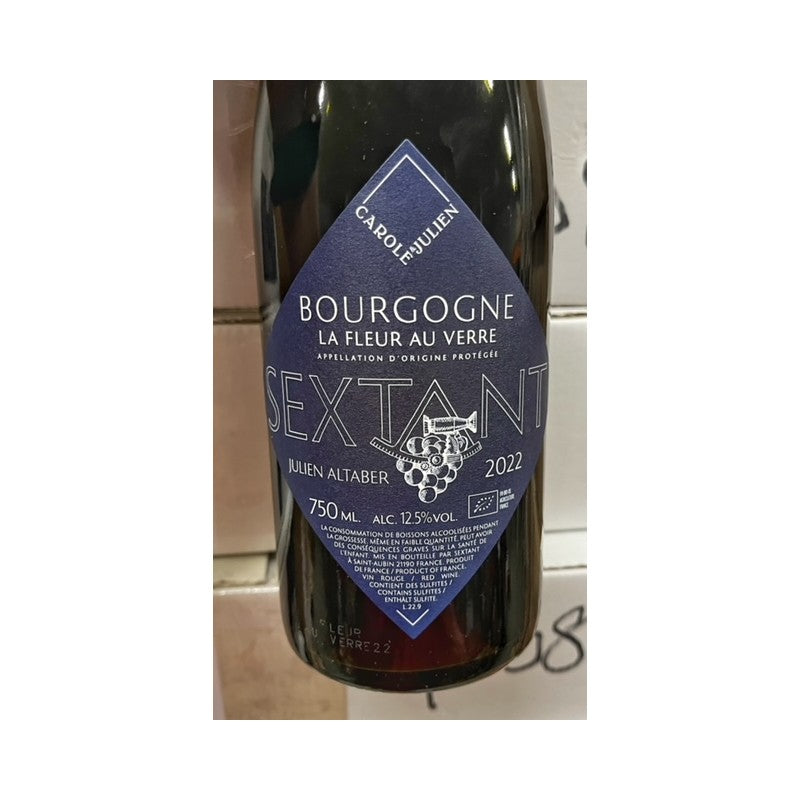 Bourgogne rouge la fleur au verre Sextant julien altaber