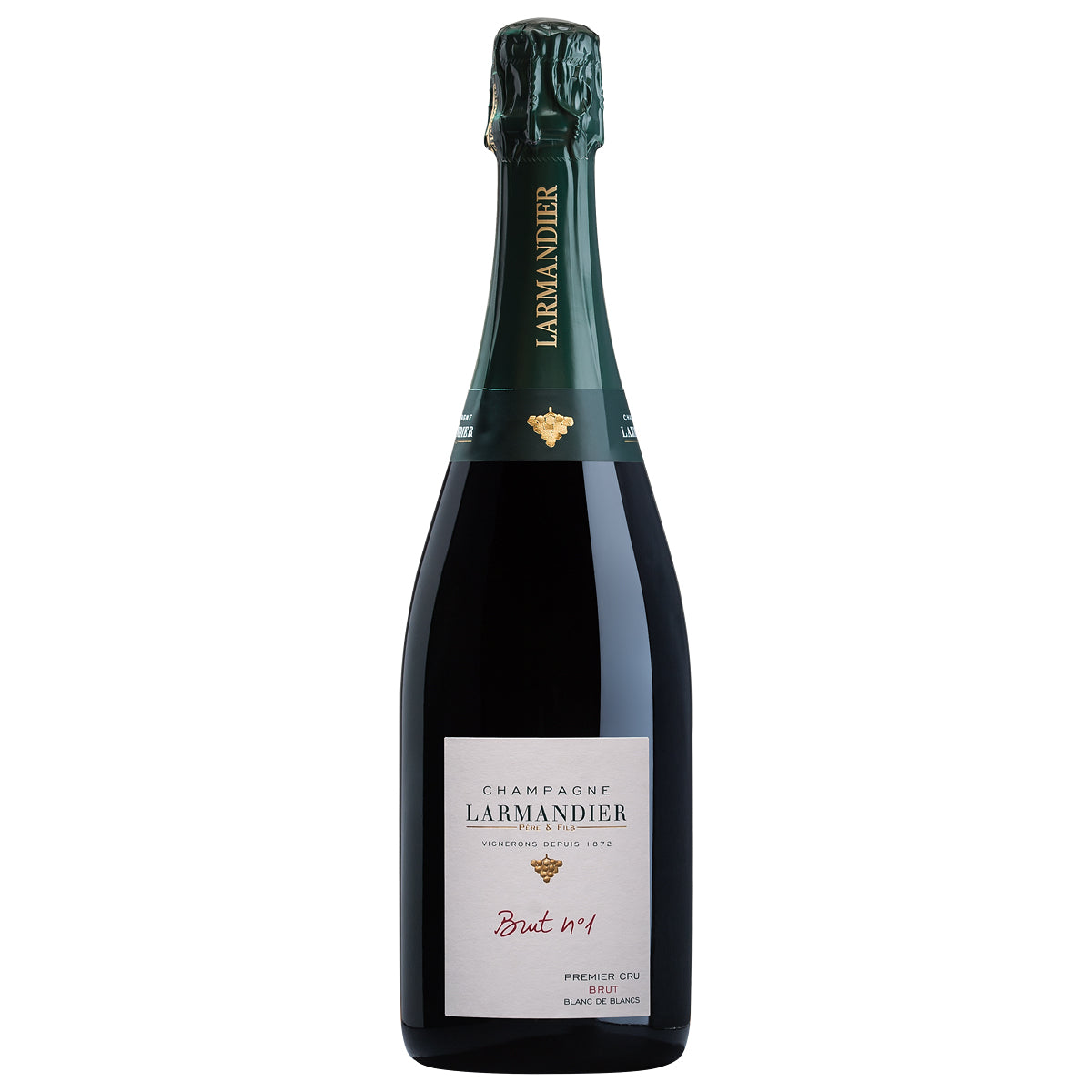 Champagne Larmandier Père et Fils Døsage Blanc de Blancs Premier Cru Brut Nature Millésime 2014 Astucciato