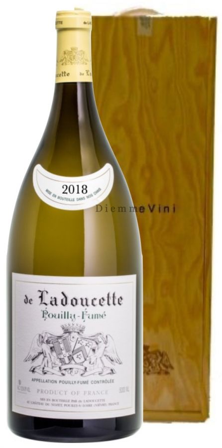 Rehoboam 5 lt. Pouilly Fumé de Ladoucette 2018 Baron de Ladoucette