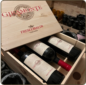 Giramonte 2021 Toscana IGT Cassa Legno 3 Bottiglie - Frescobaldi