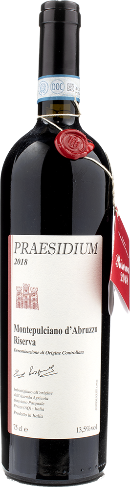 Montepulciano d'Abruzzo DOC Riserva 2018 - Praesidium