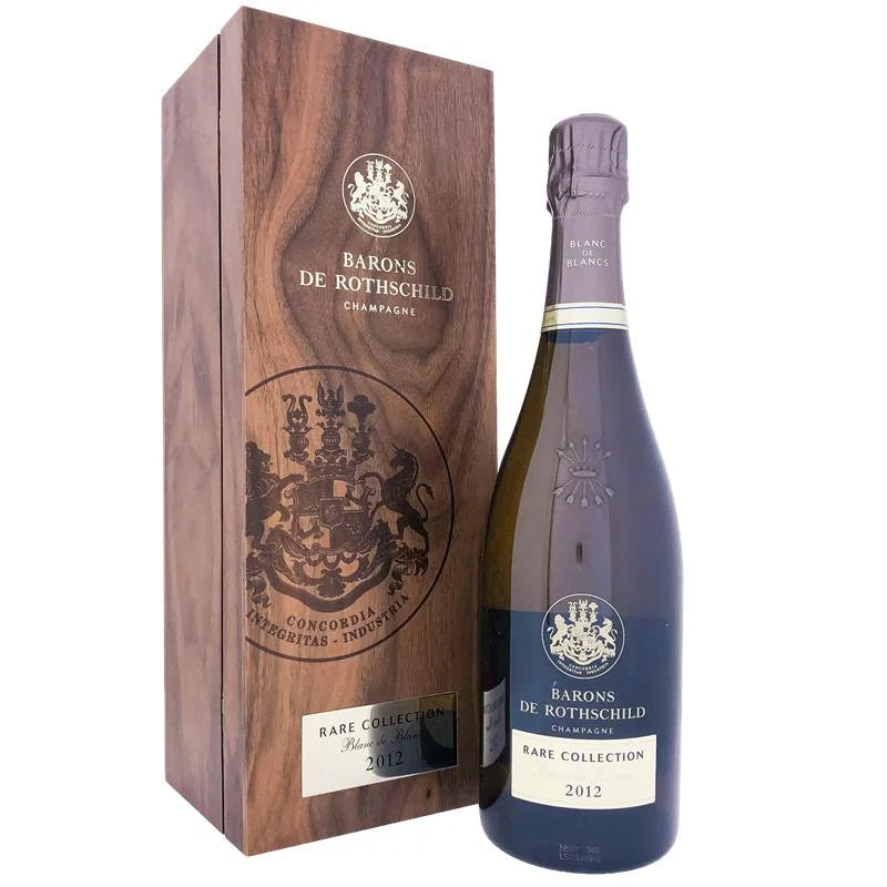Champagne Baron de Rothchild Rare Collection 2012 Blanc de Blancs (in wooden case)