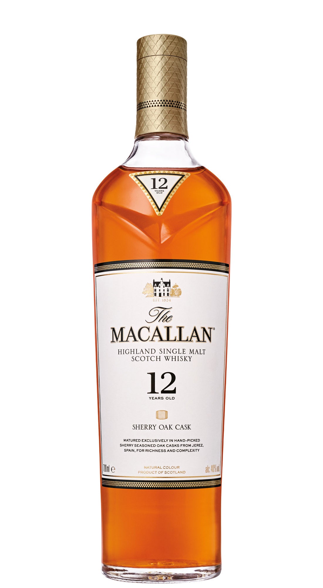 The Macallan 12 YO Sherry Oak Cask 40° cl 70