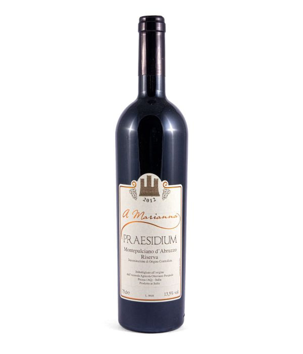 Montepulciano d'Abruzzo DOC Riserva a Marianna 2012 - Praesidium