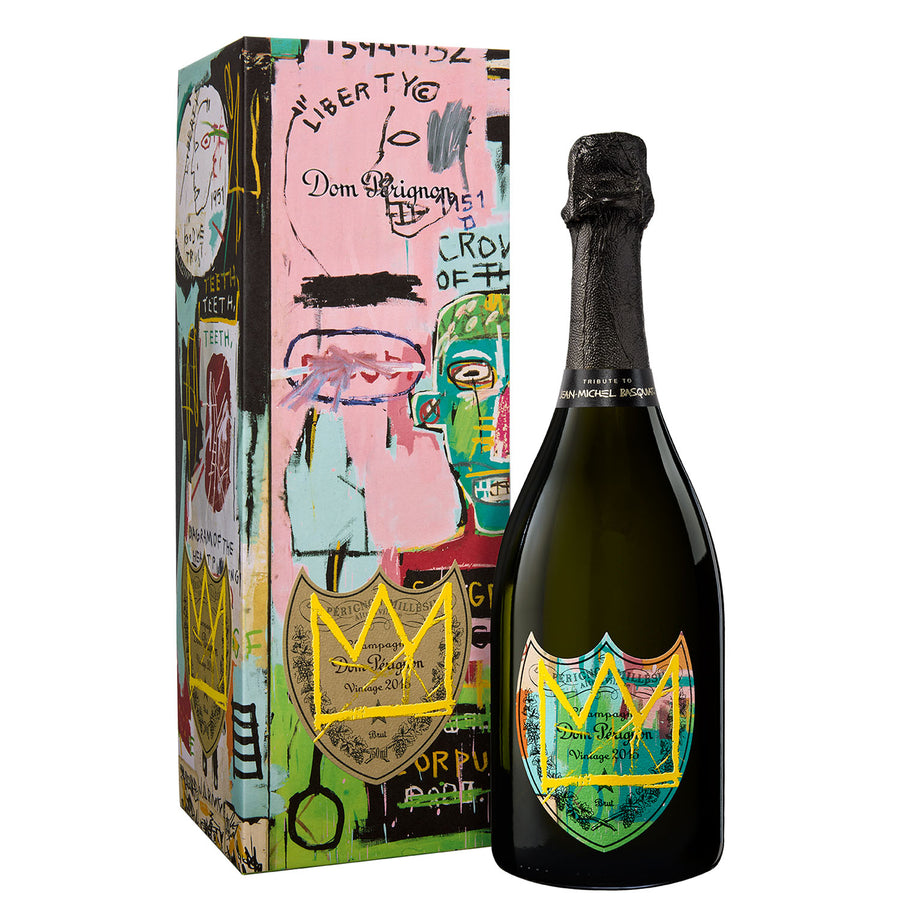 Champagne Brut Vintage 2015 "Special Edition Tribute to Jean-Michel Basquiat – Colour Yellow" - Dom Pérignon (cofanetto)