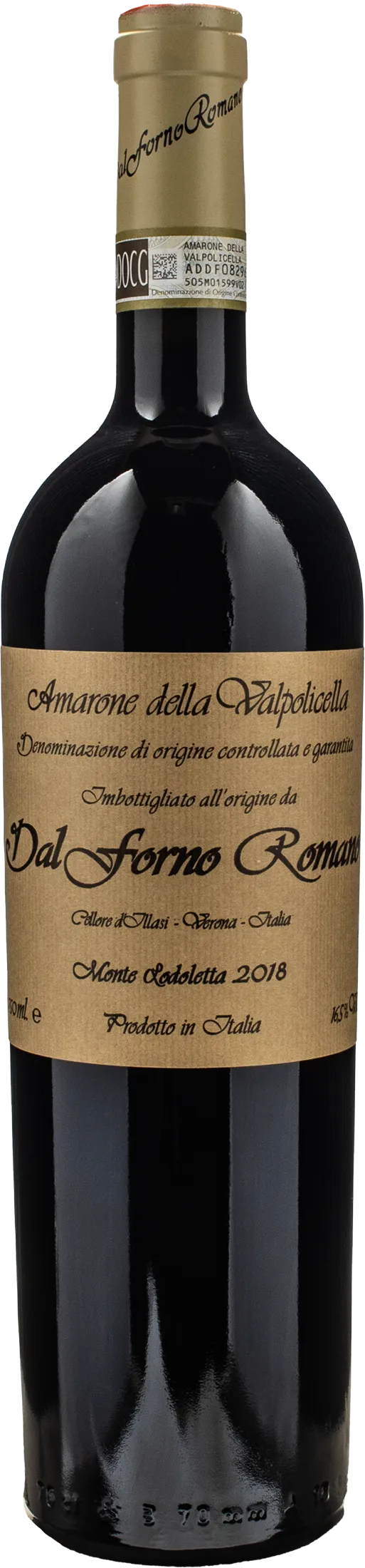Amarone della Valpolicella DOCG Monte Lodoletta 2018 - Dal Forno Romano