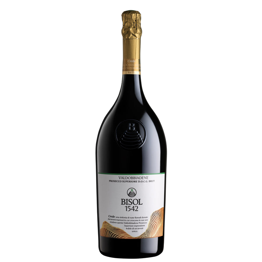 Crede Valdobbiadene Prosecco Superiore DOCG Brut 1,5lt Magnum 2021 - Bisol 1542