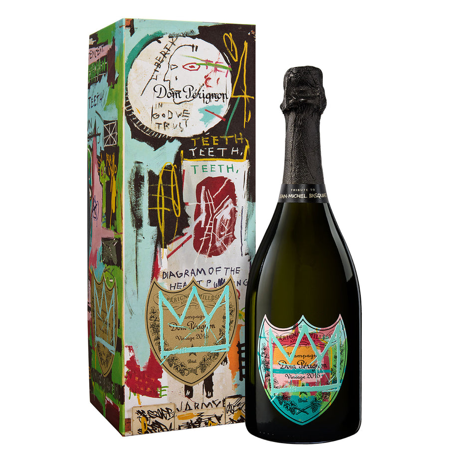 Champagne Brut Vintage 2015 "Special Edition Tribute to Jean-Michel Basquiat – Colour Blue" - Dom Pérignon (cofanetto)