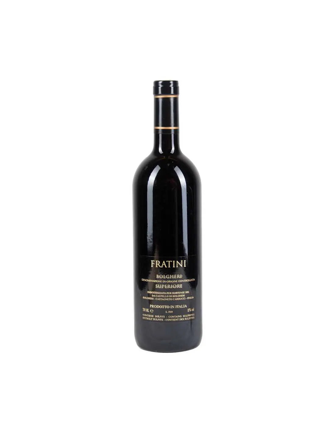 Bolgheri Rosso Superiore DOC Fratini 2019 - Hortense alprimopiano