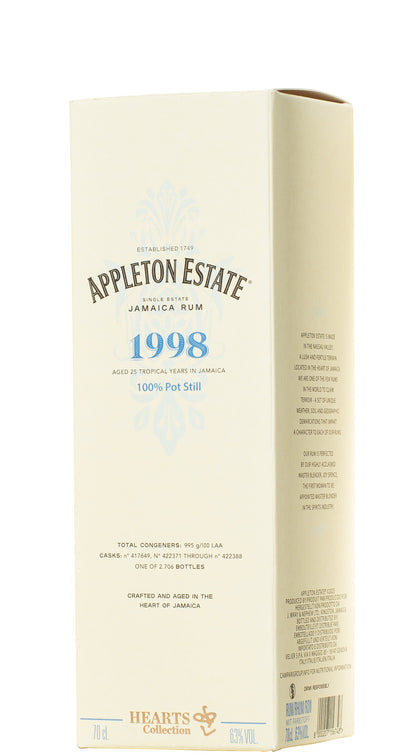 Appleton Estate Jamaica Rum 1998 Hearts Collection