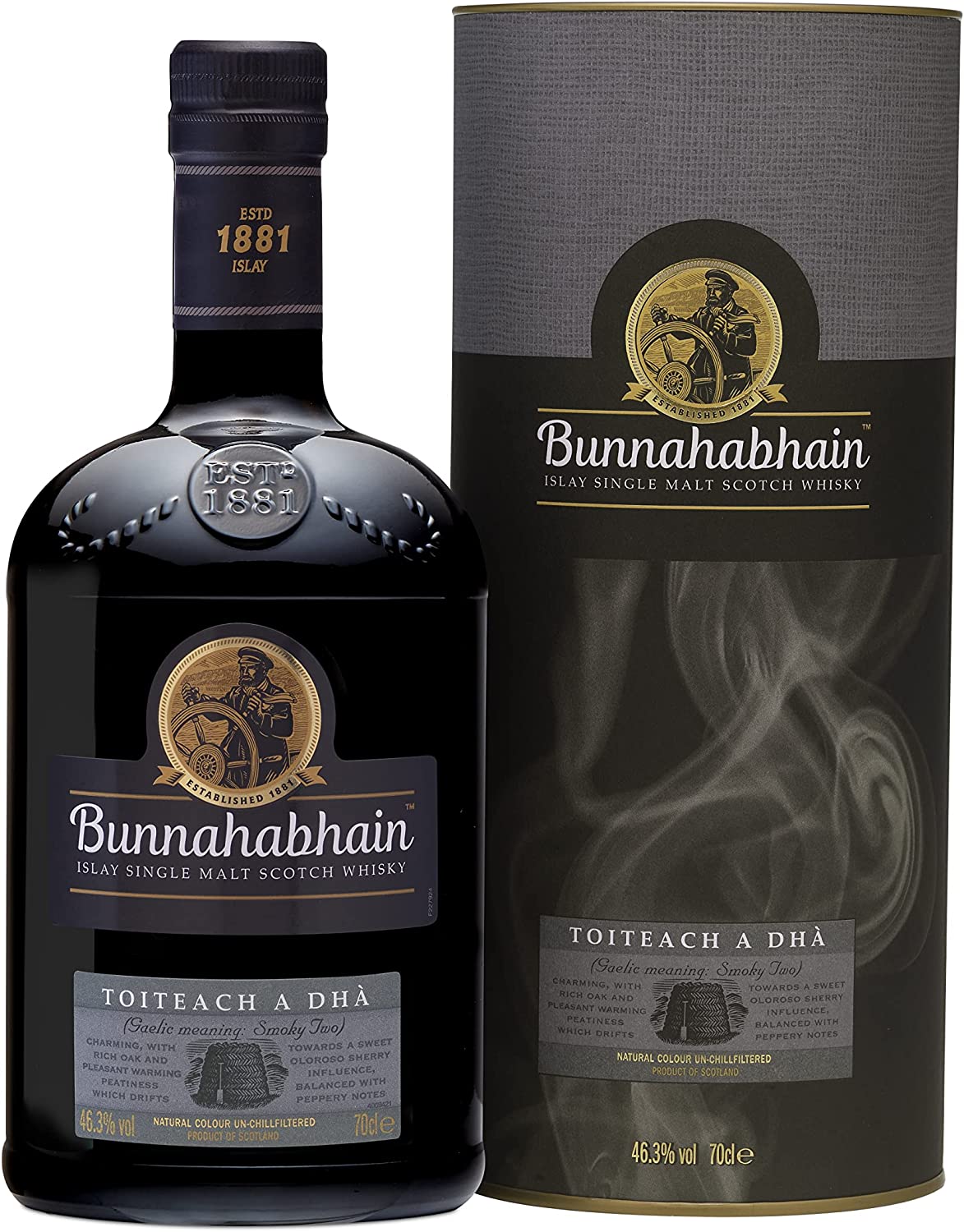 Whisky Toiteach a Dhà - Bunnahabhain