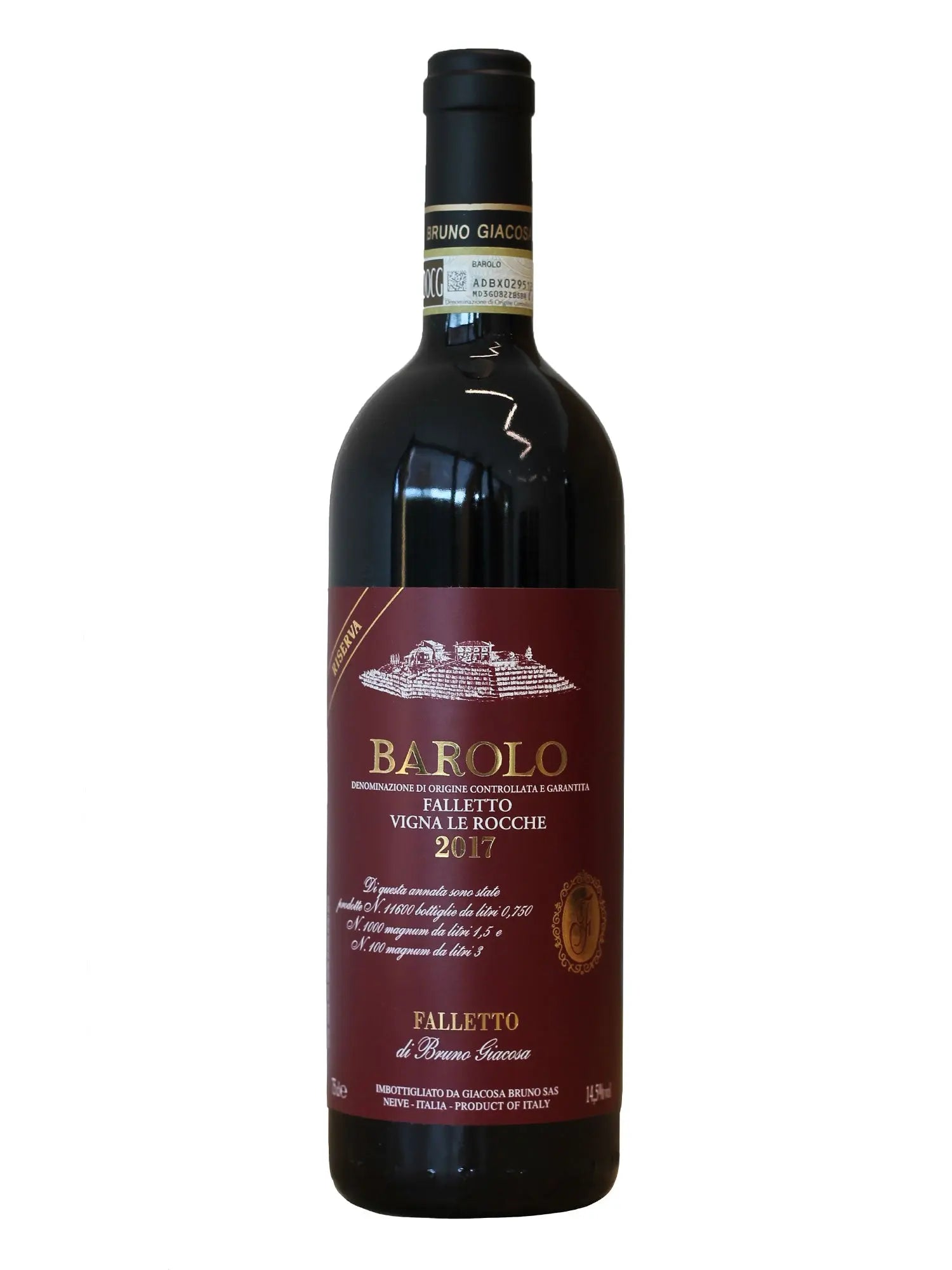 Barolo Falletto Vigna Le Rocche Riserva 2017 Magnum - Bruno Giacosa alprimopiano