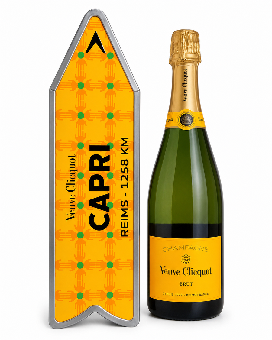 Champagne Veuve Clicquot Brut CARPI Arrow E.L. Par Yinka Ilori