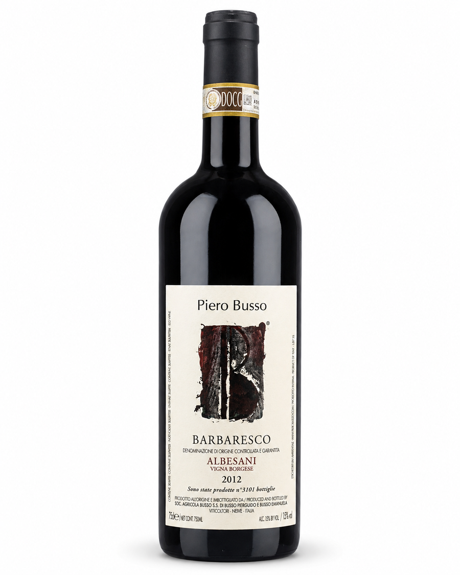 Barbaresco DOCG Albesani Vigna Borghese 2012 - Piero Busso