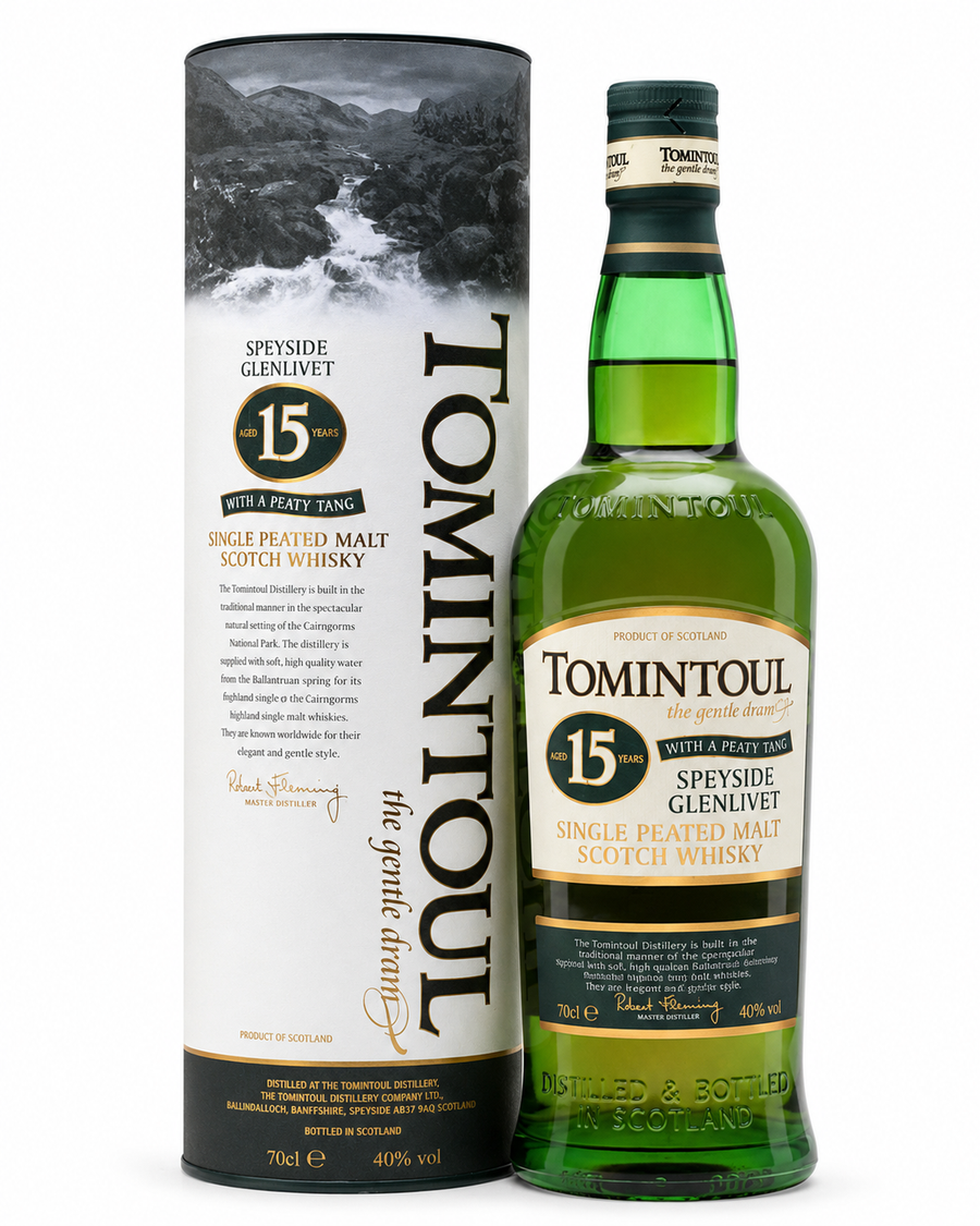 Tomintoul Whisky 15 anni Peaty Tang 70cl 40% Astuccio