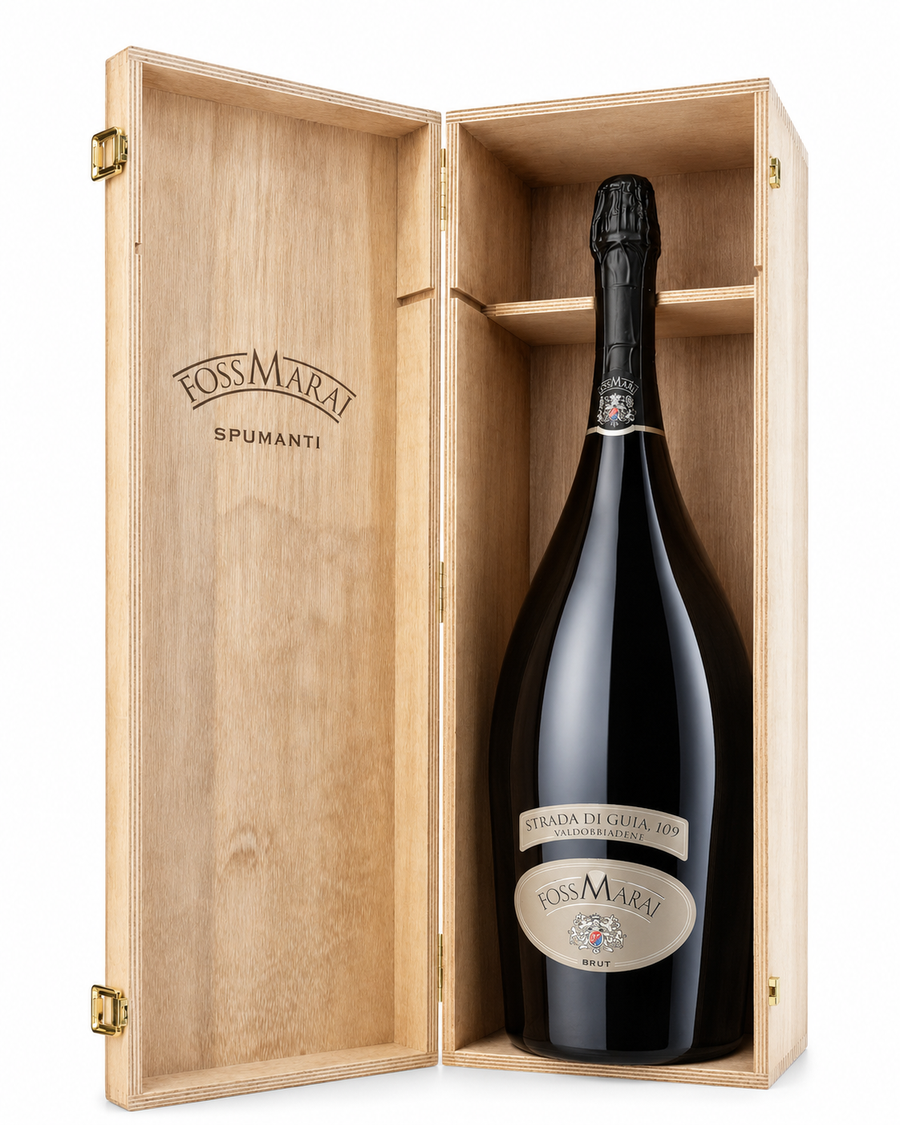 Prosecco Superiore Valdobbiadene DOCG Brut 6L cassetta in legno - Foss Marai