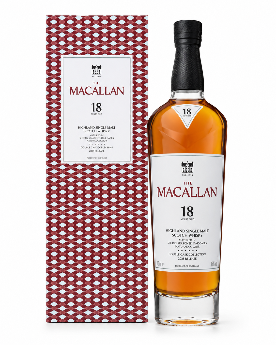 The Macallan 18 Y.O. Double Cask 43° cl 70 Release