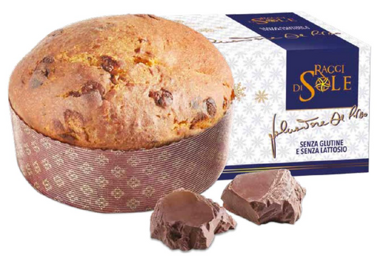 Panettone al Cioccolato senza Glutine e senza Lattosio 500g - Sal De Riso