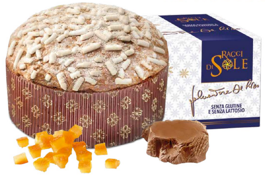 Panettone al Cioccolato e Arancia senza Glutine e senza Lattosio 500g - Sal De Riso