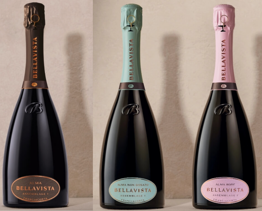 Franciacorta DOCG "Alma Assemblage 1" - “Alma Non Dosato Assemblage 1" - "Alma Rosé Assemblage 1" - Bellavista