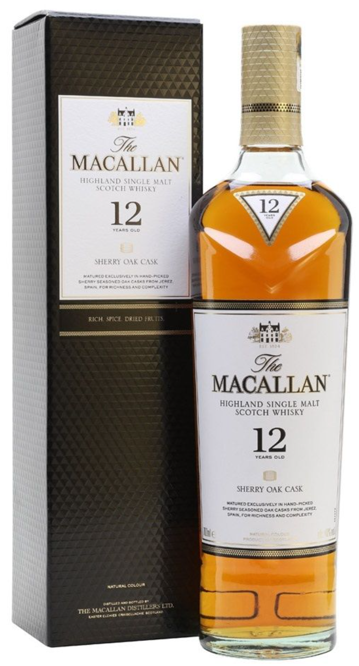 The Macallan 12 YO Sherry Oak Cask 40° cl 70
