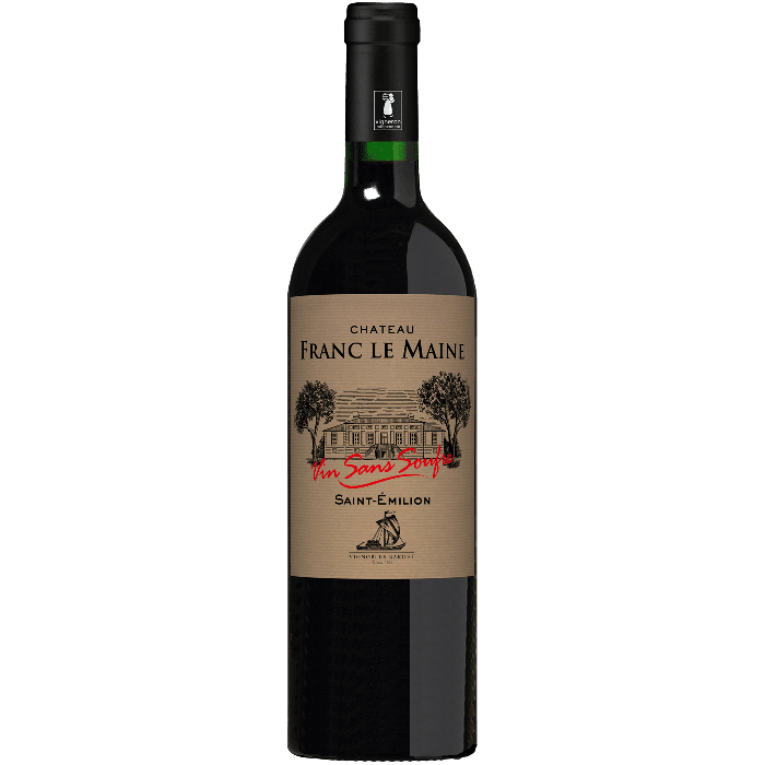 Chateau Franc Le Maine - Saint-Emilion senza solfiti 2017