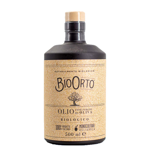 Olio EVO monocultivar Ogliarola 500 ml - Bio Orto