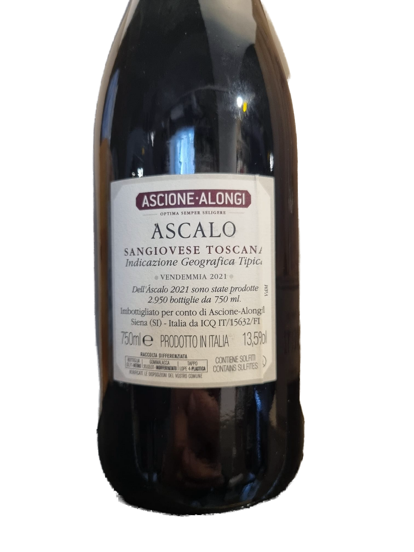 Ascalo Sangiovese Toscana IGT 2021 - Ascione Alongi